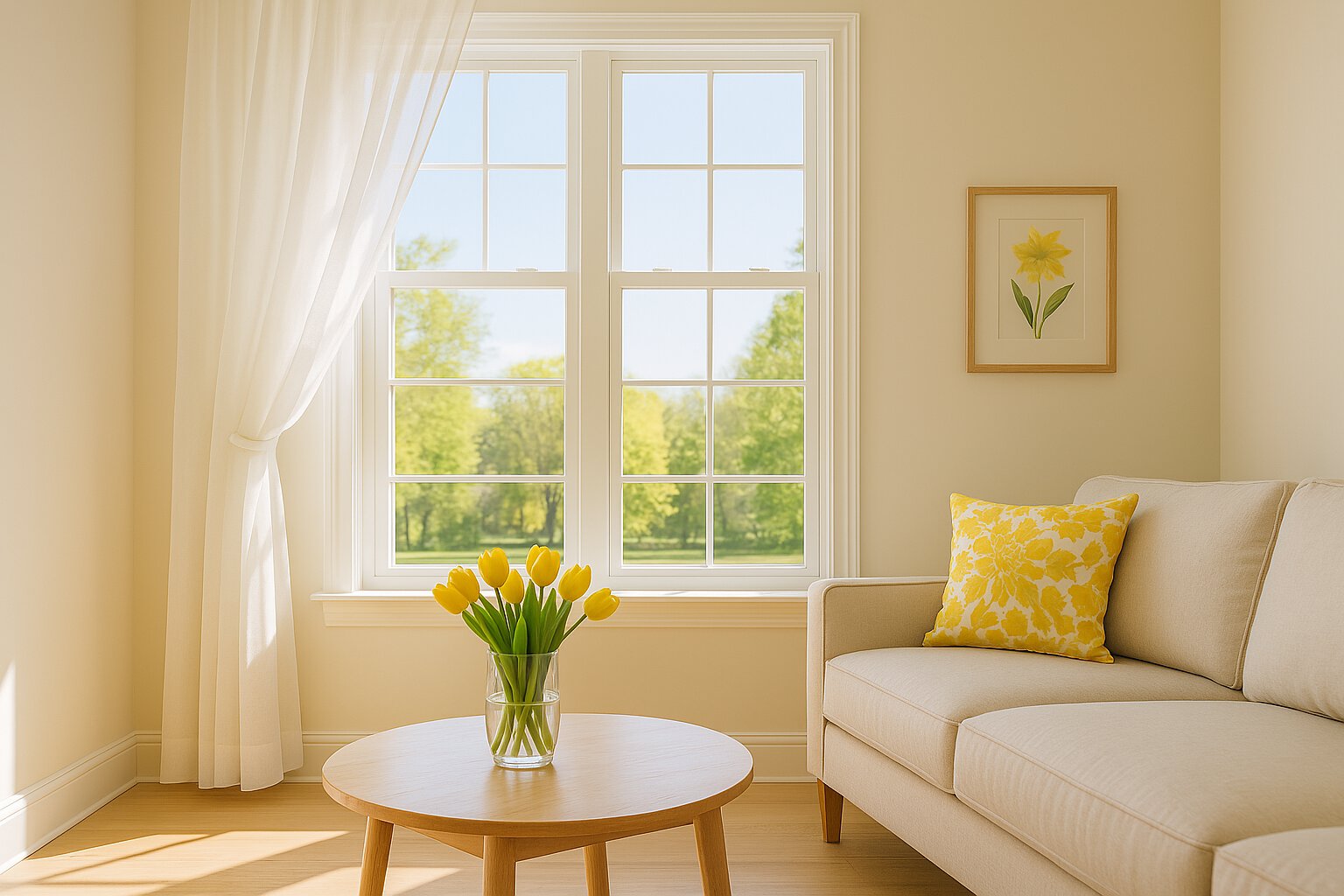 Spring living room