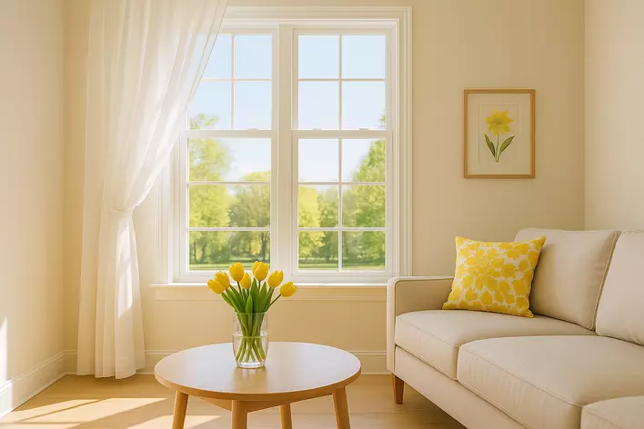 Spring living room