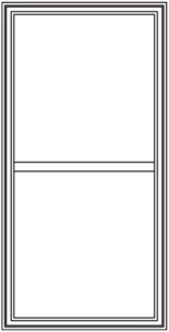 Direct Set Grille Options - Simulated Check Rail
