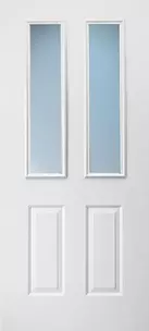 Doors with Glass - 2 Panel Twin 1/2 Lite