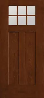 Doors with Glass and Grids - Shaker Craftsman 6-Lite