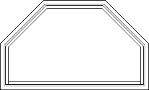 Shape Options - Half Octagon