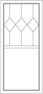 Grille Options - Custom Pattern (Example 2)
