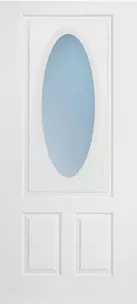 Doors with Glass - 2 Panel 3/4 Oval Elite