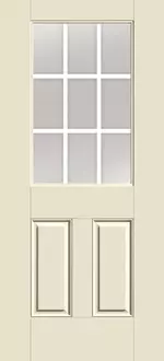 Doors with Glass and Grids - Half-Lite 9-Lite GBGs