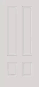 Doors without Glass - 4 Panel 3/4