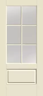 Doors with Glass and Grids - 3/4-Lite 6-Lite
