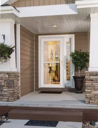 Window World Retractable Screen Storm Door