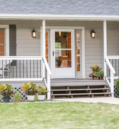 Window World Retractable Screen Storm Door