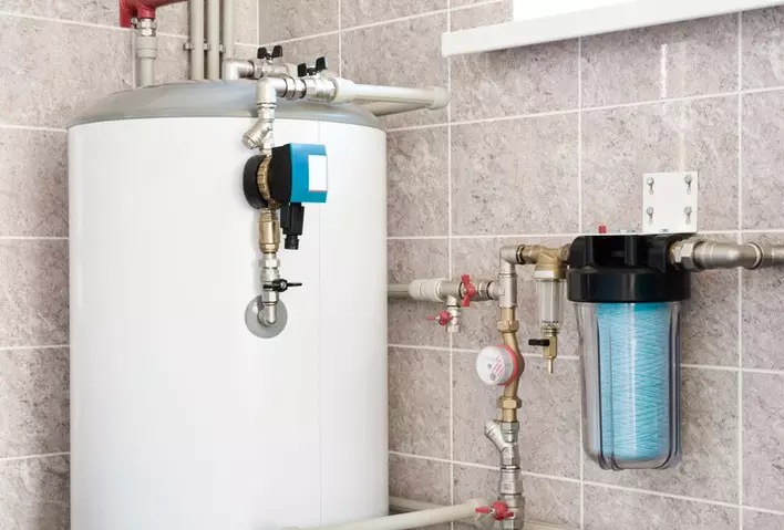 A heat pump water heater in a closet that is more effective and efficient than a traditional water heater.