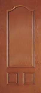 Doors without Glass - 3 Panel 3/4 Arch