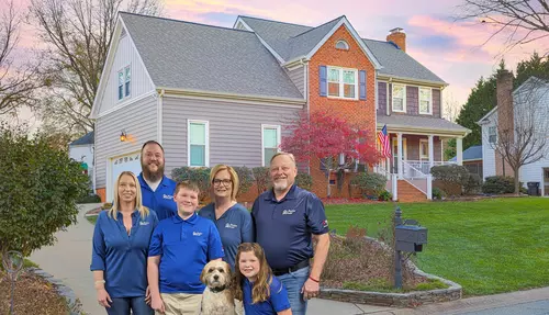 Window World Carolinas store owners and family