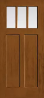 Doors with Glass and Grids - Shaker Craftsman 3-Lite