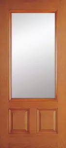 Doors with Glass - 2 Panel 3/4 Lite
