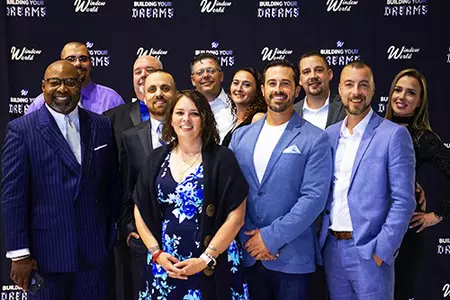 Greg Deathridge and his marketing team