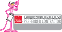 Owens Corning Platinum Preferred Contractor Logo