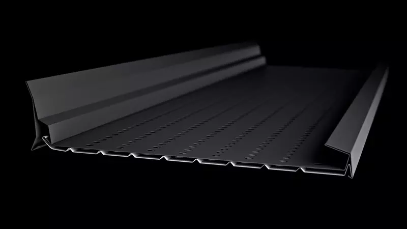 Close-up of Dual Defense DoublePro Gutters
