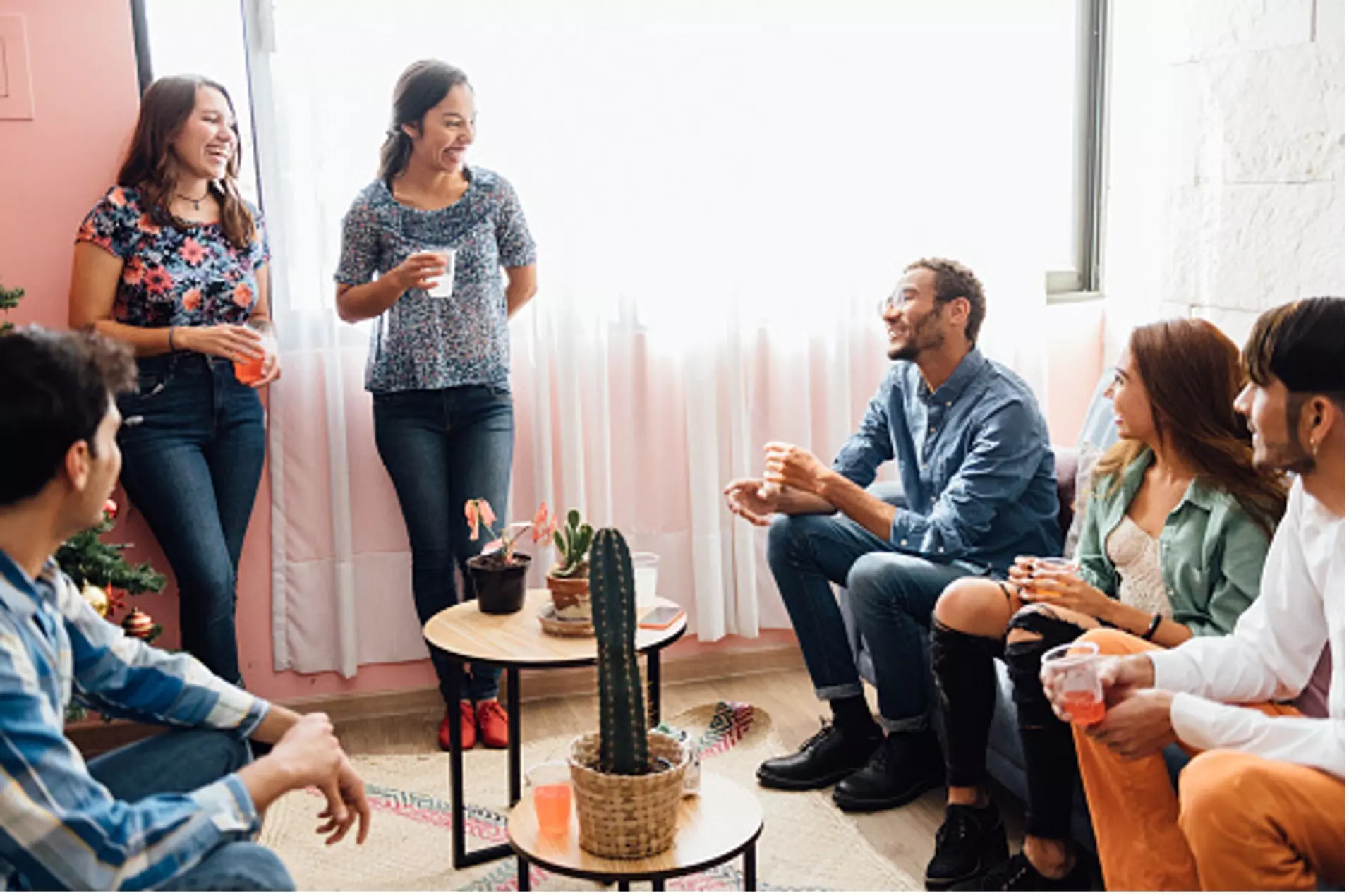 Housewarming party for new neighbors 