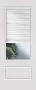 Doors with Internal Blinds - 1 Panel 3/4 Lite 1L