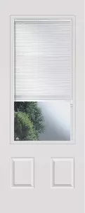 Doors with Internal Blinds - 2 Panel 3/4 Lite 1L