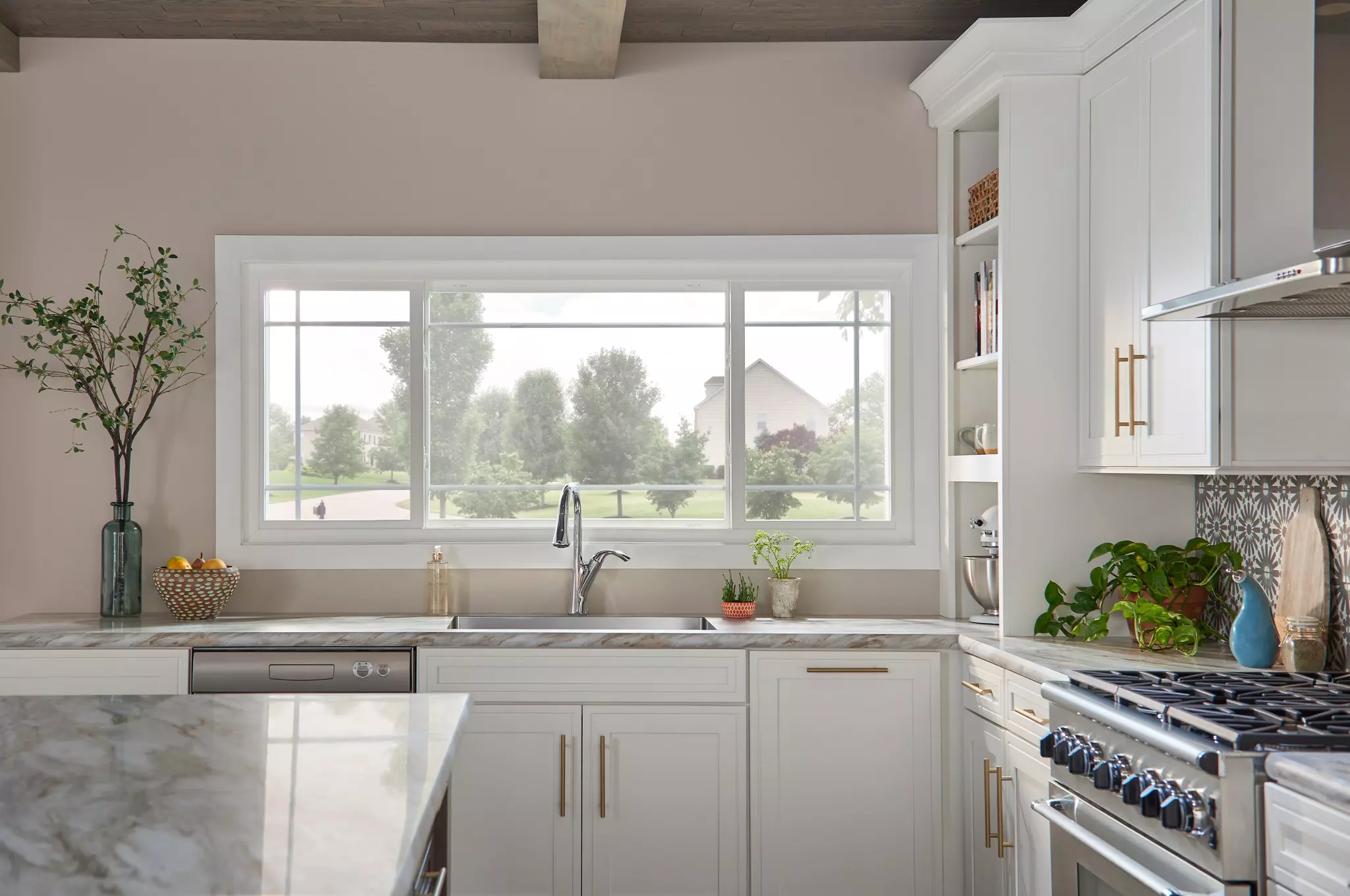 energy-efficient replacements in a custom home kitchen