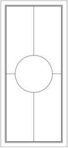Grille Options - Custom Pattern (Example 3)
