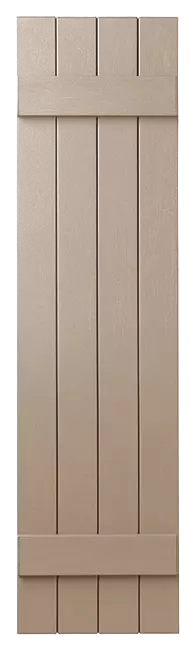 Shutter Styles - 4-Board Closed