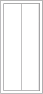 Grille Options - Custom Pattern (Example 1)
