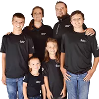 West MI local owner, Brandon VanHouten and family