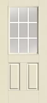 Doors with Glass and Grids - Half-Lite 9-Lite GBGs trim