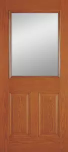 Doors with Glass - 2 Panel 1/2 Lite