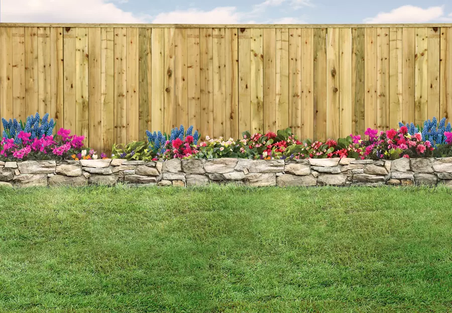 Newly built fence to reduce outside noise