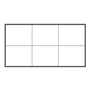 Awning Grid Options - 6-Lite