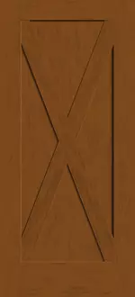 Doors without Glass - X-Brace