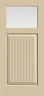 Doors with Glass - Craftsman 1-Panel Plank