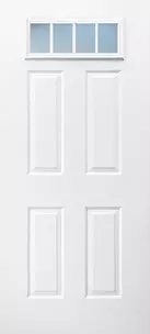 Doors with Glass and Grids - 4 Panel Rectangle 4L