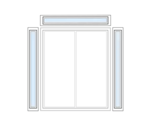 Configuration Options - Sliding with Sidelites & Transom
