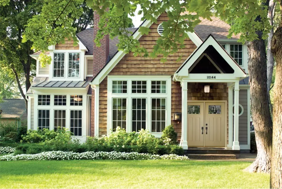 Moving into a new neighborhood with a well-kept exterior