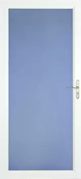 Premium Full View - White Brushed Nickel Curved