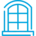 Architecturally beveled exterior frame