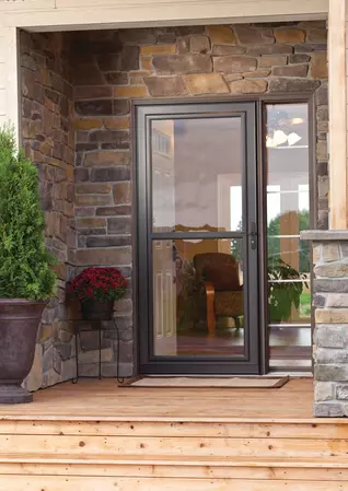 Window World Retractable Screen Storm Door