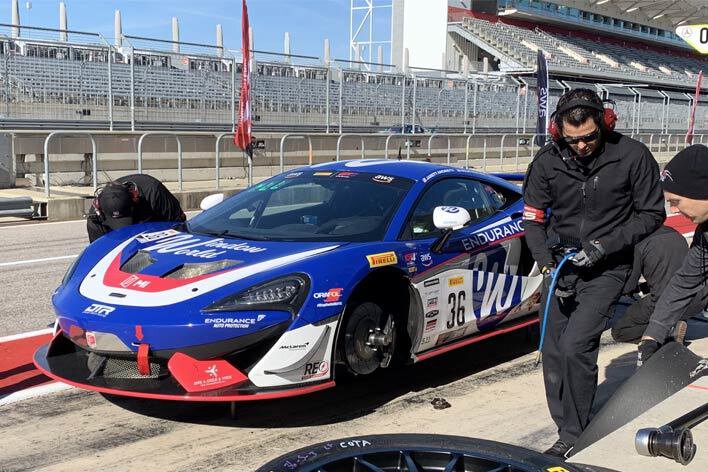 Jarett Andretti's GT4 race car