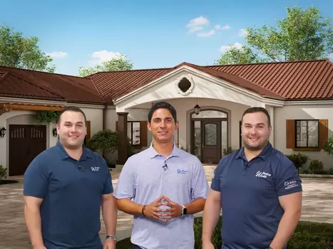 A southwestern home with window world products and the owners of window world of laredo