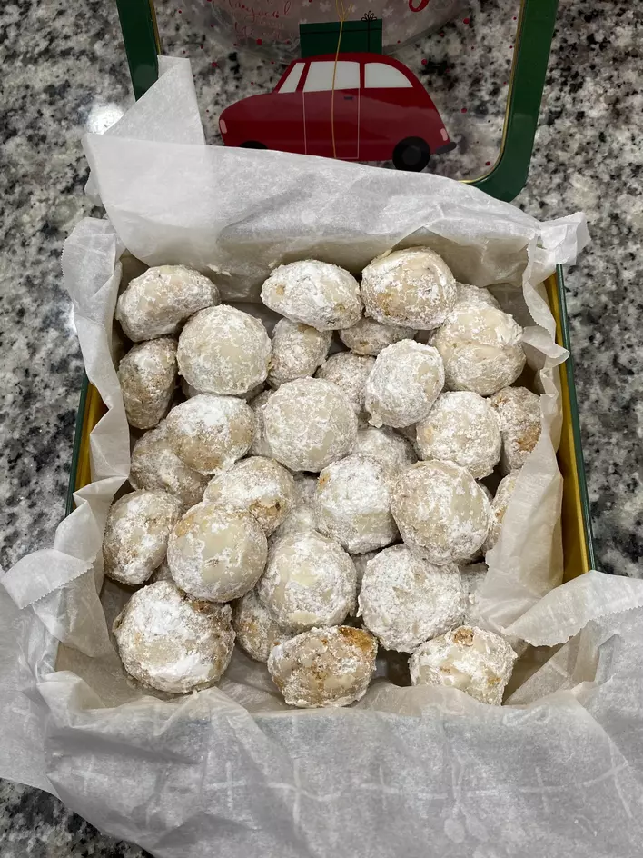 Delicious pecan puffs