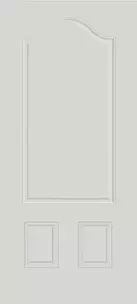 Doors without Glass - 3 Panel 3/4 Arch