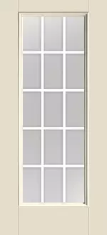 Doors with Glass and Grids - Full-Lite 15-Lite GBGs Flat White