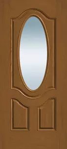 Doors with Glass - 2 Panel 3/4 Oval Deluxe