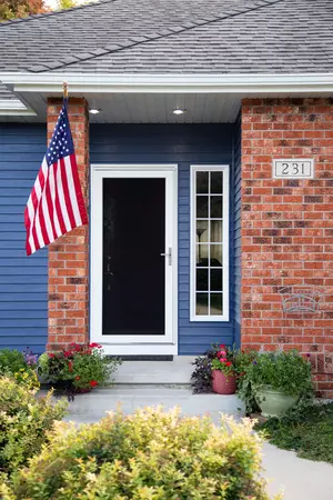 Larson Platinum Collection Storm Doors with Secure Screen