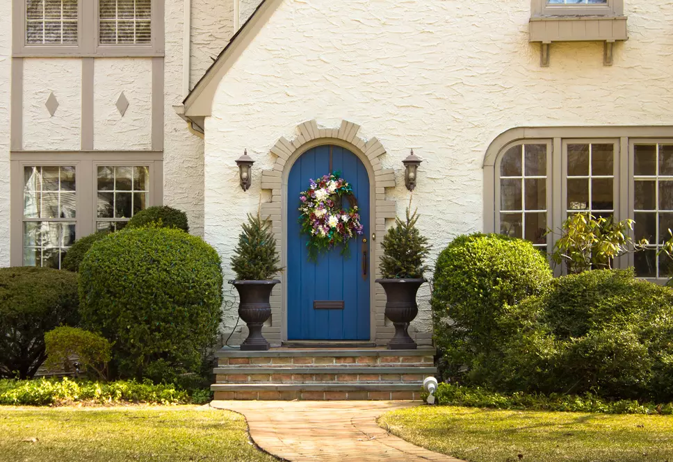 Blue Front Door Window World