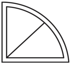 Radius Grille Options - 1-spoke Quarter Round